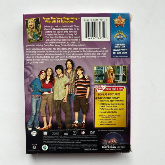 HANNAH MONTANA DVD Set: Season 1 + BOBW Miley Cyrus Concert w/ 3D glasses - Picture 5 of 10